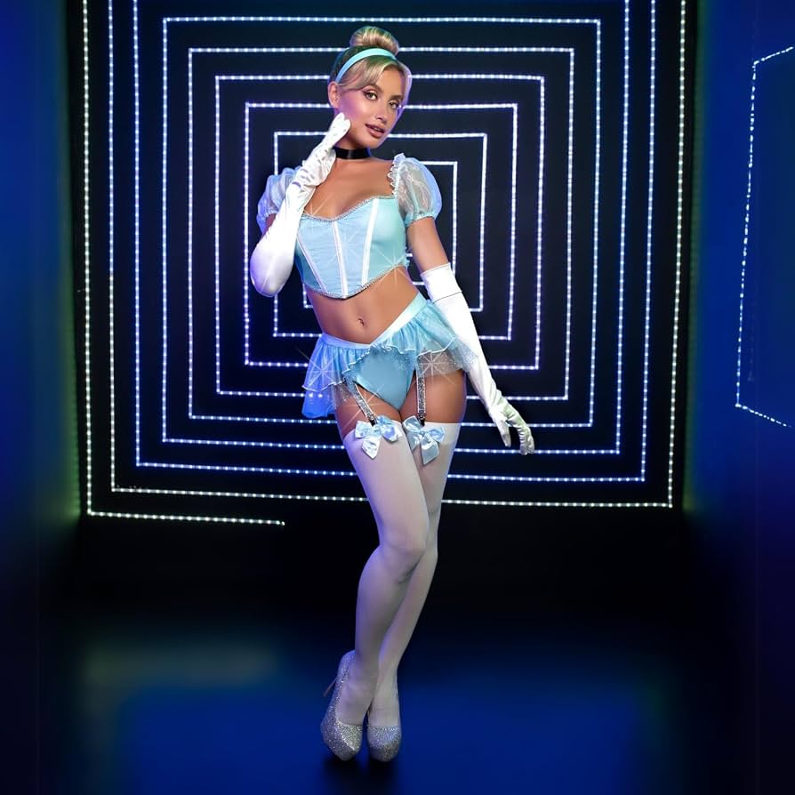 Princess after Dark Costume| includes Gloves and stockings