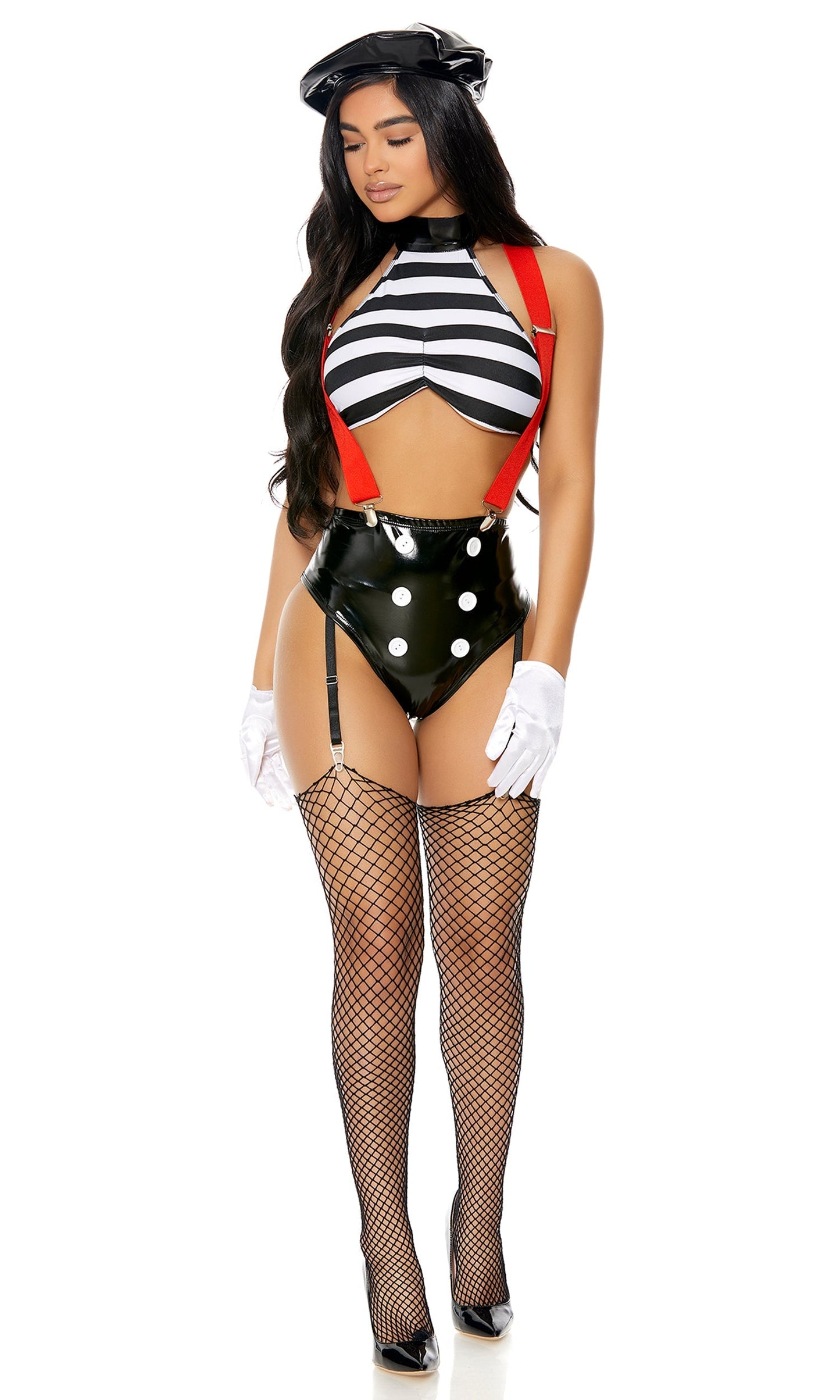 Speechless Sexy Mime Costume