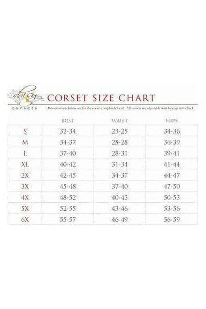 Fishnet & Faux Leather High Low Skirt - Daisy Corsets