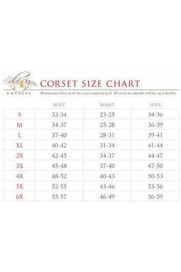 Lavish 3 PC Sexy Midnight Angel Corset Costume - Daisy Corsets