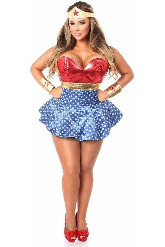 Lavish 3 PC Superhero Corset Dress Costume - Daisy Corsets