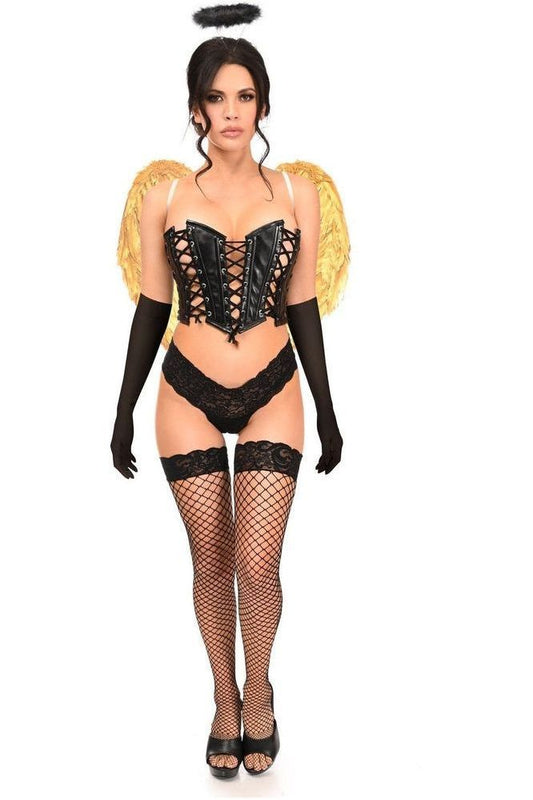 Lavish 4 PC Golden Angel Corset Costume - Daisy Corsets
