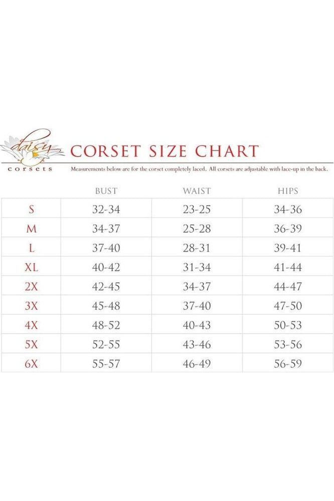 Lavish 6 PC Saloon Girl Corset Costume - Daisy Corsets