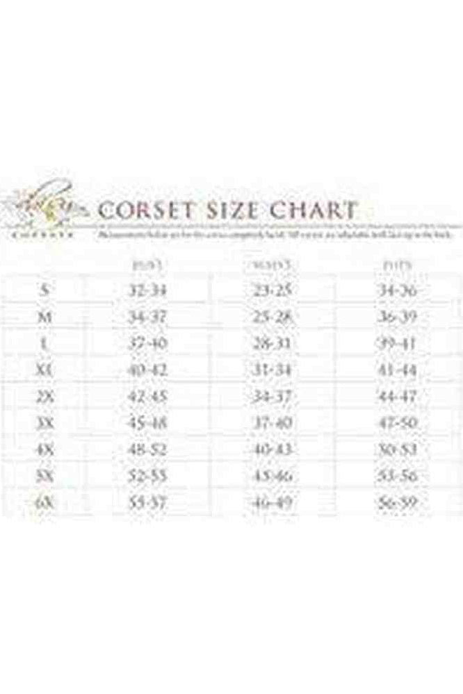 Lavish Wet Look Faux Leather Lace - Up Under Bust Corset - Daisy Corsets