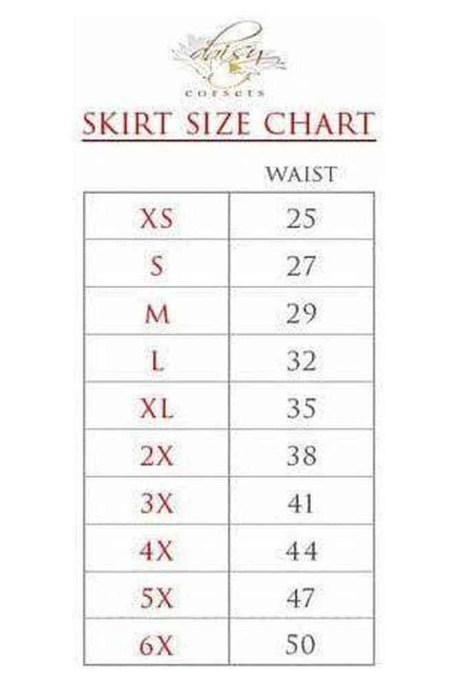 Scary Cats Print Stretch Lycra Skirt - Daisy Corsets