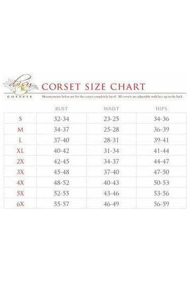 Top Drawer 4 PC Brocade Bunny Corset Costume - Daisy Corsets