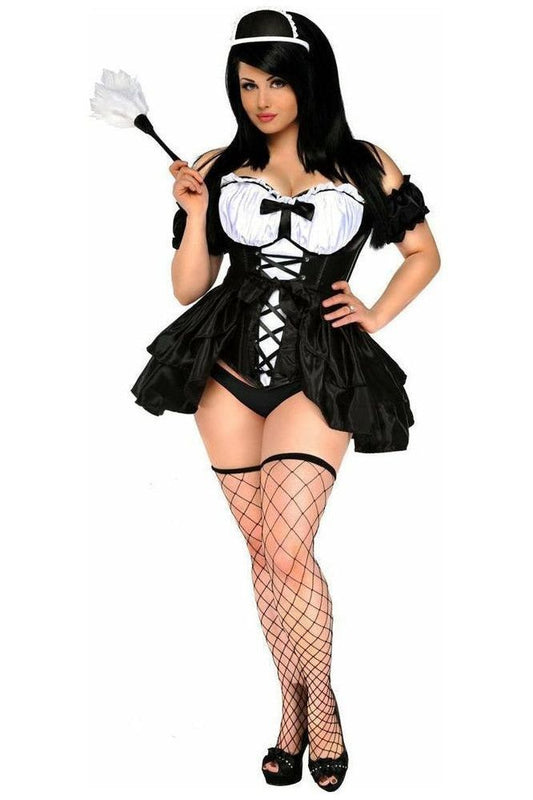 Top Drawer 4 PC French Maid Costume - Daisy Corsets