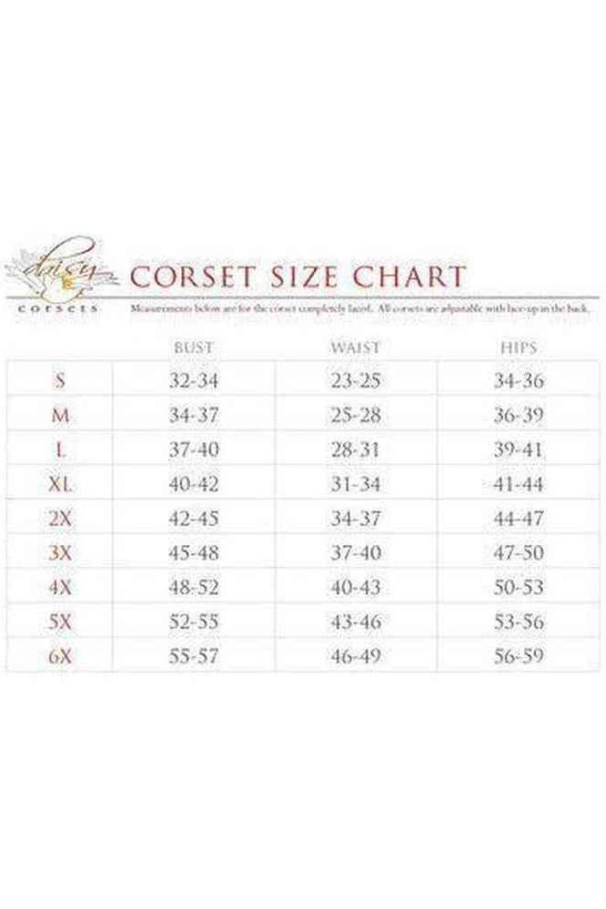 Top Drawer 4 PC Pin - Up Cop Corset Costume - Daisy Corsets