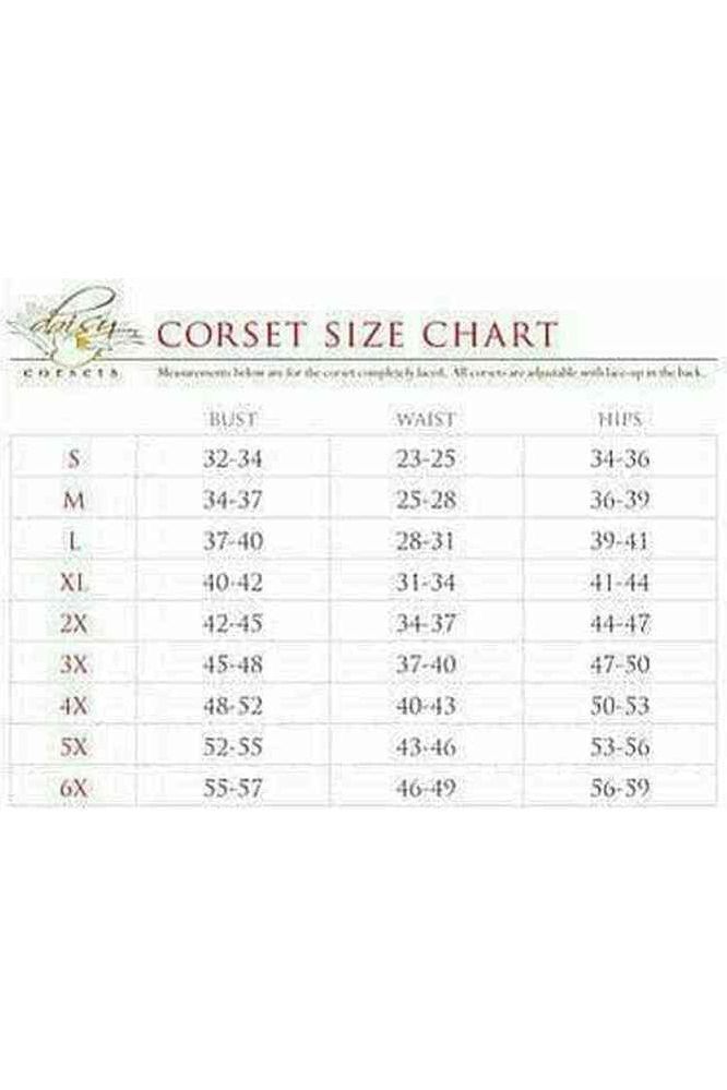 Top Drawer Plum Brocade Steel Boned Corset - Daisy Corsets