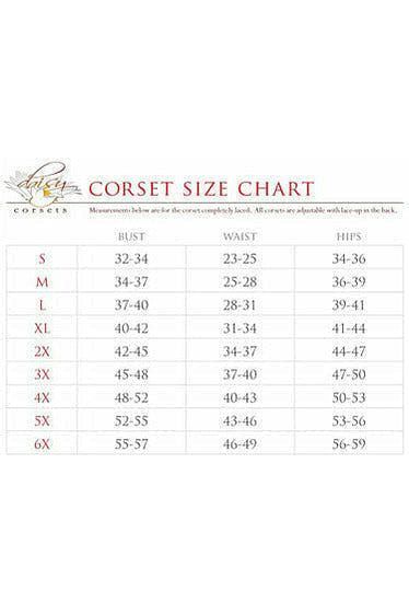 Top Drawer Red Satin Steel Boned Corset Dress - Daisy Corsets
