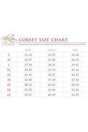 Top Drawer Steel Boned Floral Print Underwire Curvy Cut Waist Cincher Corset - Daisy Corsets