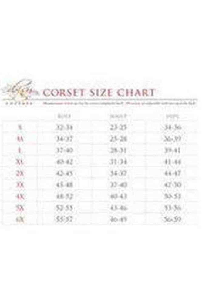 Top Drawer Wine Brocade & Faux Leather Steel Boned Under Bust Corset - Daisy Corsets