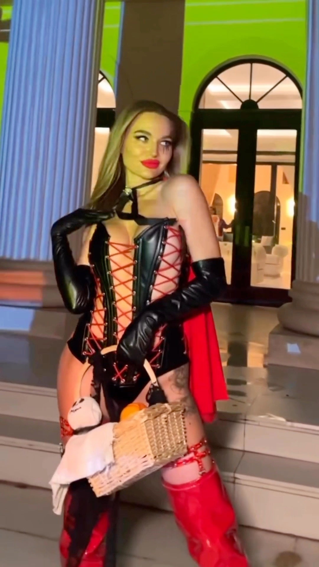 Kinky little red riding hood styled by Playthings