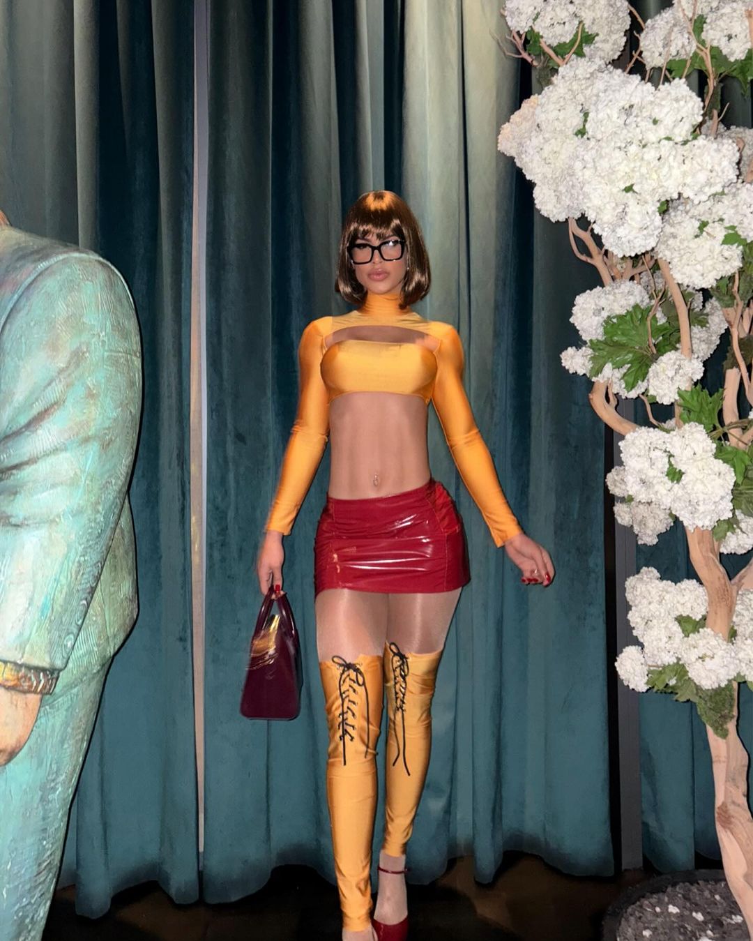 Sexy V Cartoon Character Costume