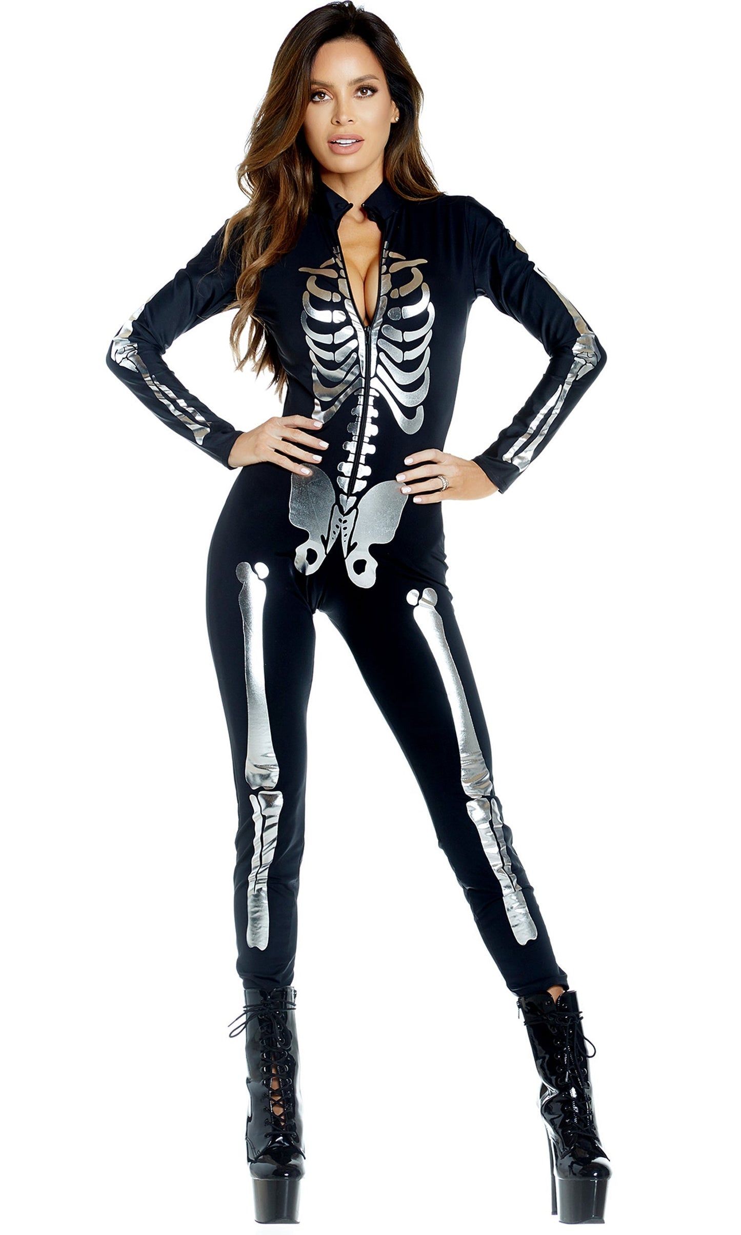 Open Up A Little Sexy Skeleton Costume