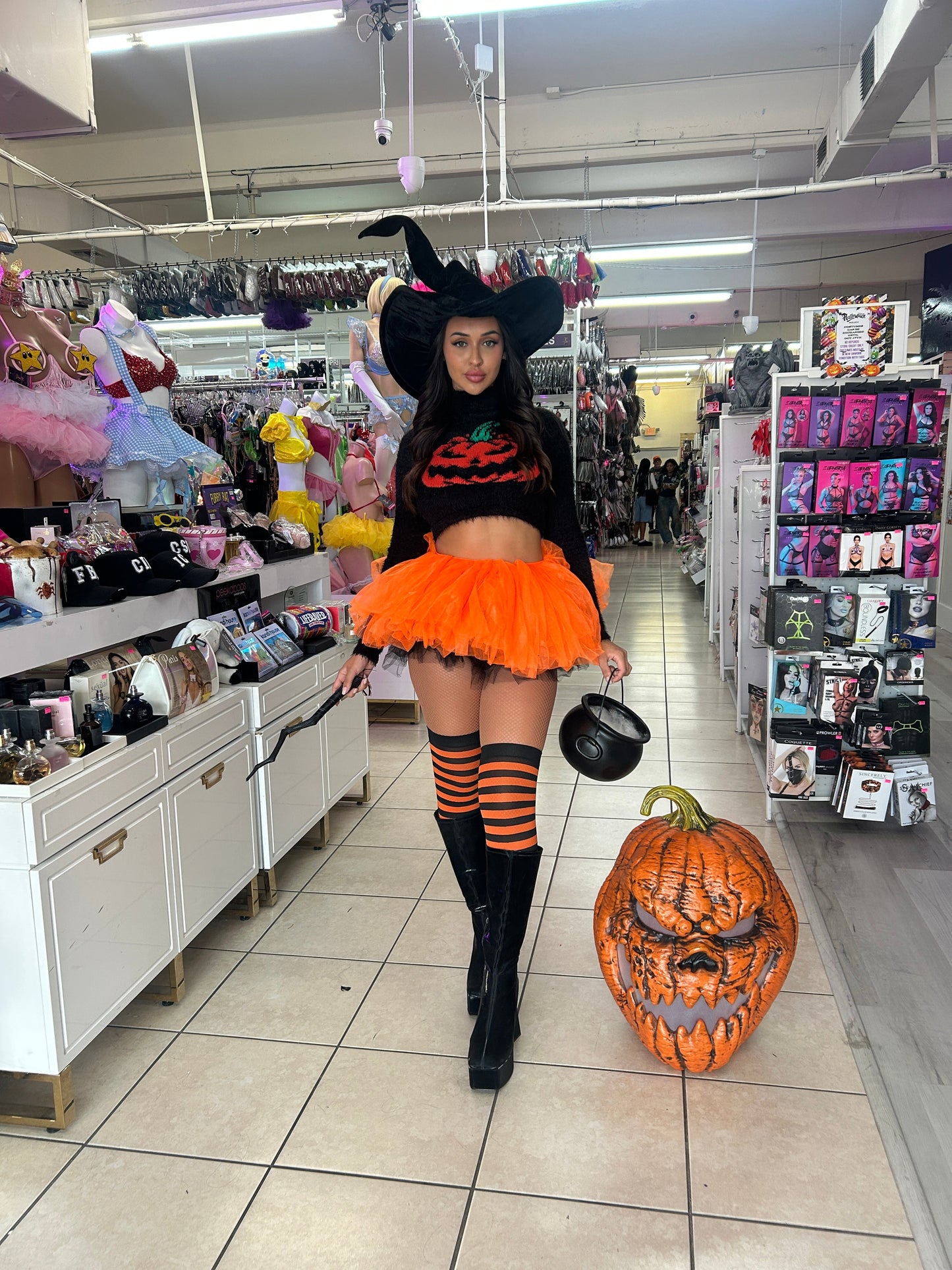 Styled Cute Pumpkin Ballerina