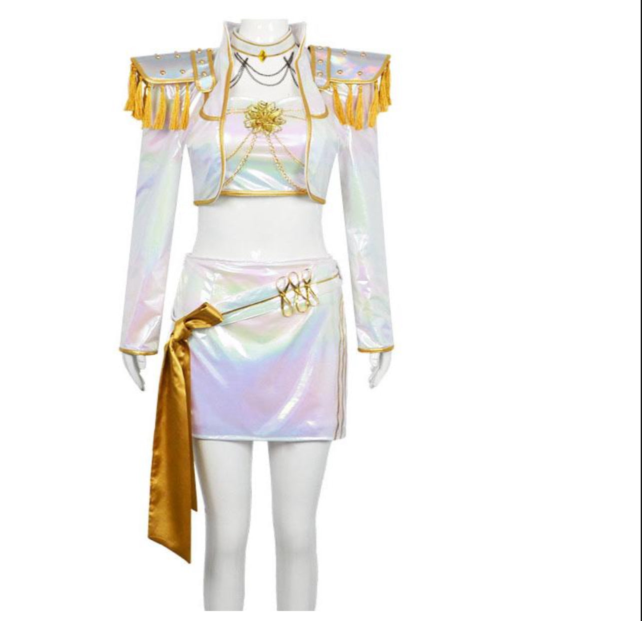 Pop Anime Girl Adult Mira Gold and white