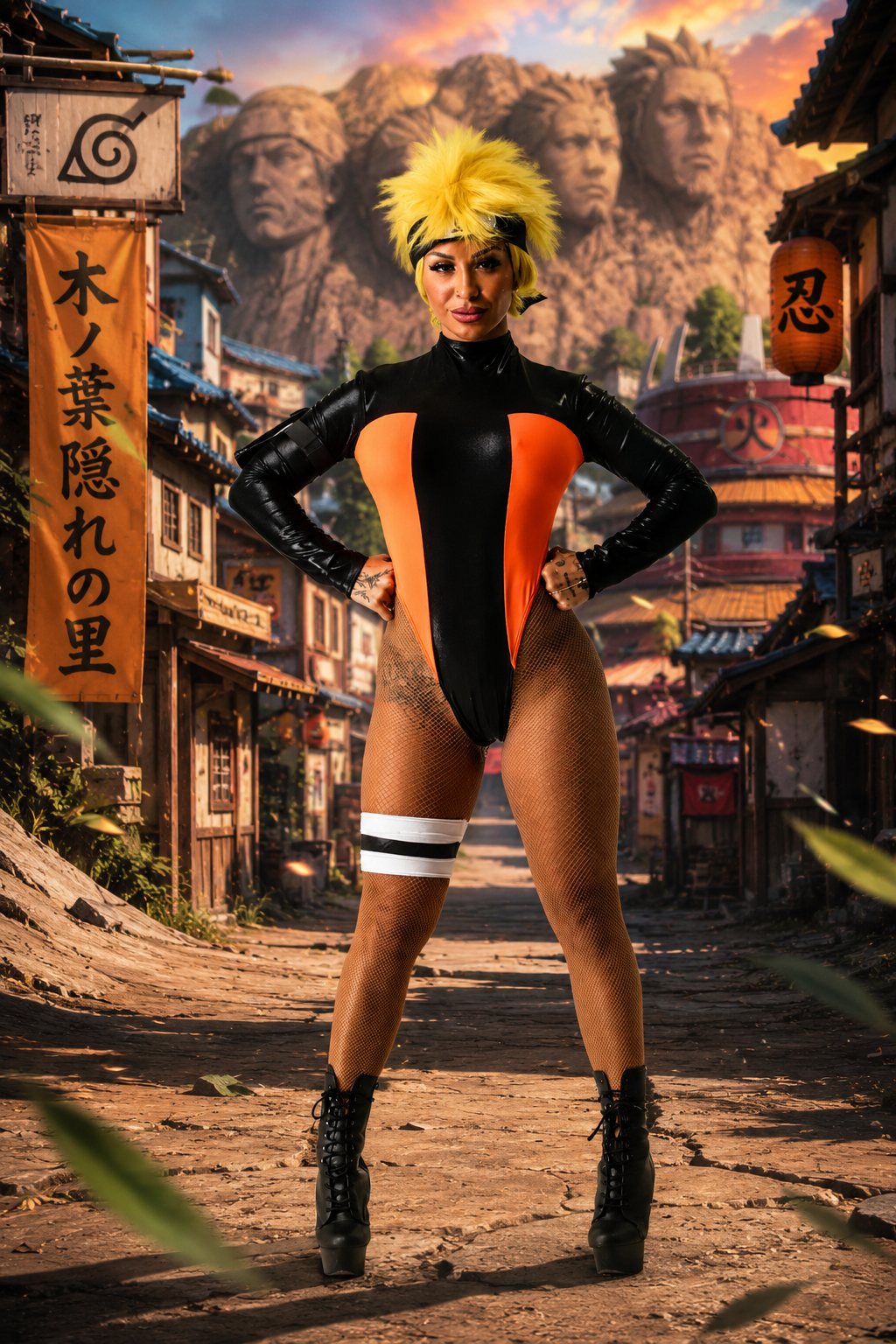 Village Ninja includes Wig