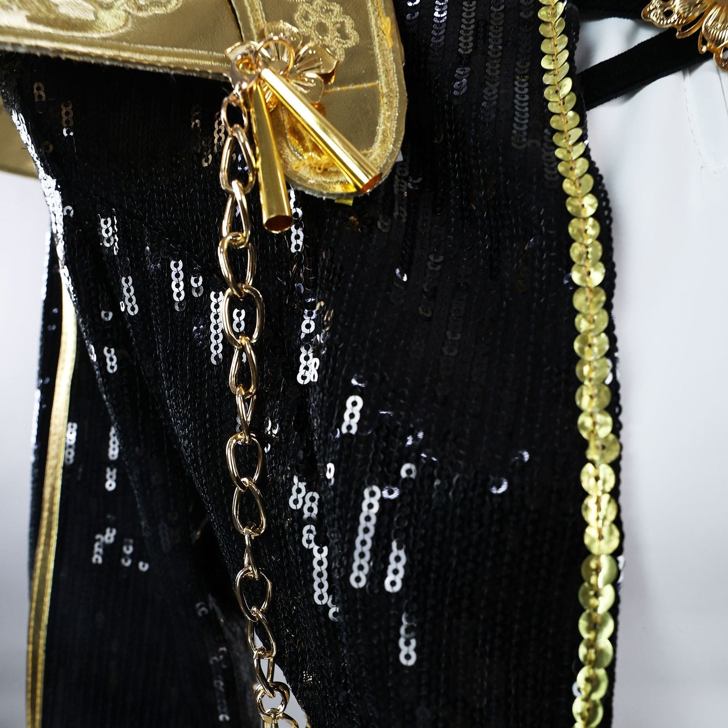 Pop Anime Girl Band Black Sequin Rumi Adult Style A