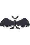 Black & White Layered Wing Body Harness - Daisy Corsets