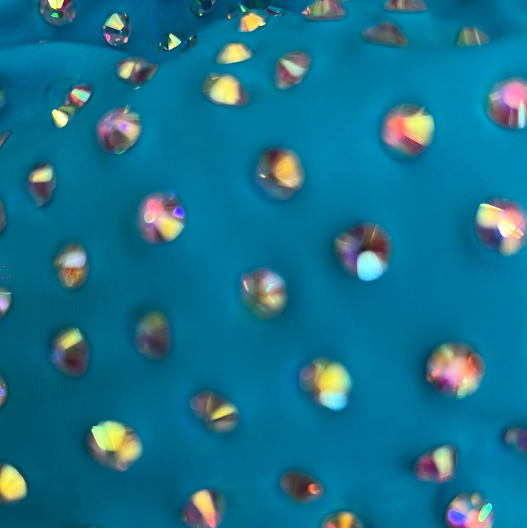 Exclusive Rhinestone Cut Out Romper - Many Colors  1pc