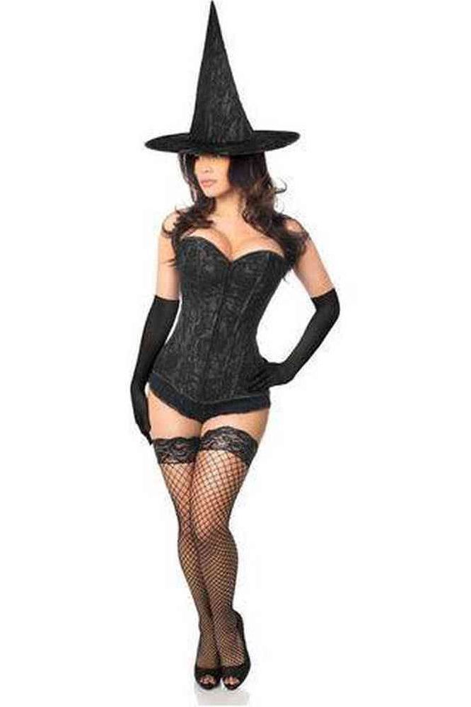 Lavish 3 PC Midnight Witch Corset Costume - Daisy Corsets