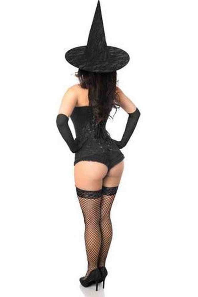 Lavish 3 PC Midnight Witch Corset Costume - Daisy Corsets