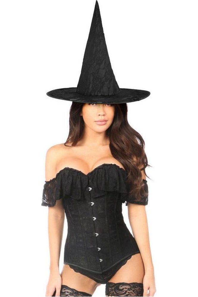 Lavish 3 PC Premium Lace Witch Corset Costume - Daisy Corsets