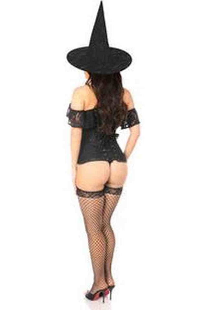 Lavish 3 PC Premium Lace Witch Corset Costume - Daisy Corsets