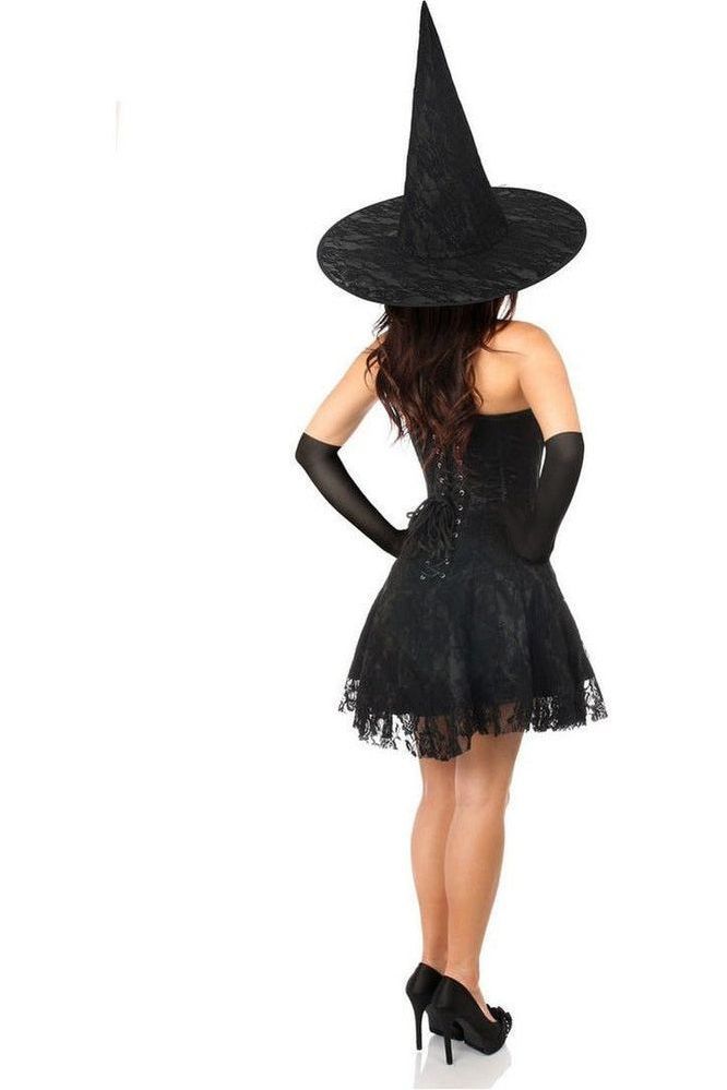 Lavish 3 PC Sultry Witch Corset Dress Costume - Daisy Corsets