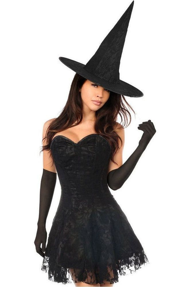Lavish 3 PC Sultry Witch Corset Dress Costume - Daisy Corsets