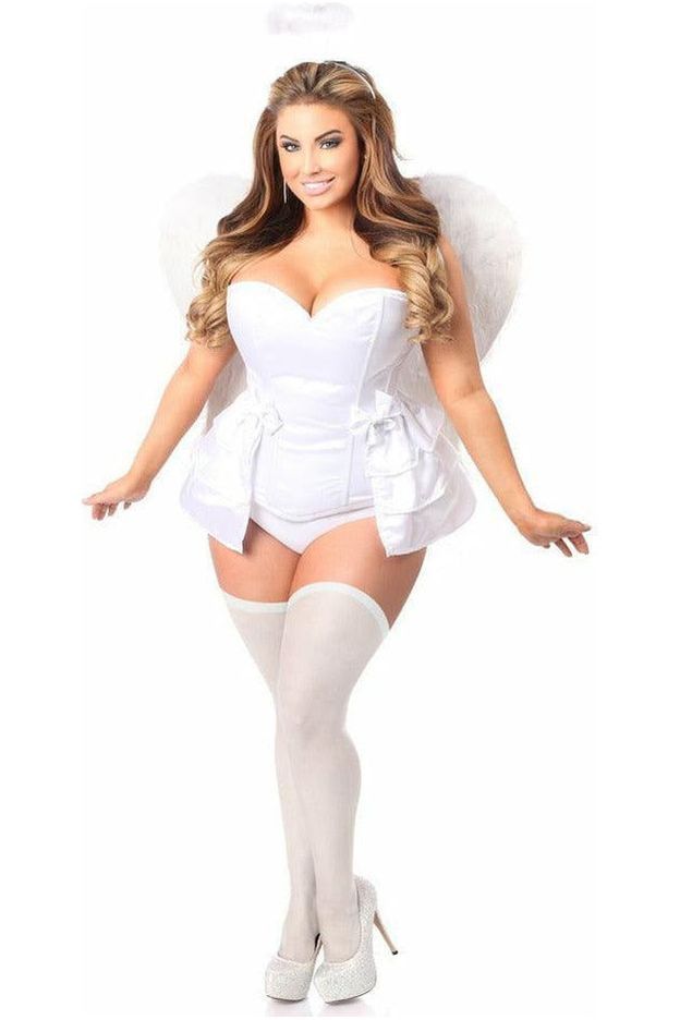 Lavish 4 PC Angelic Corset Costume - Daisy Corsets