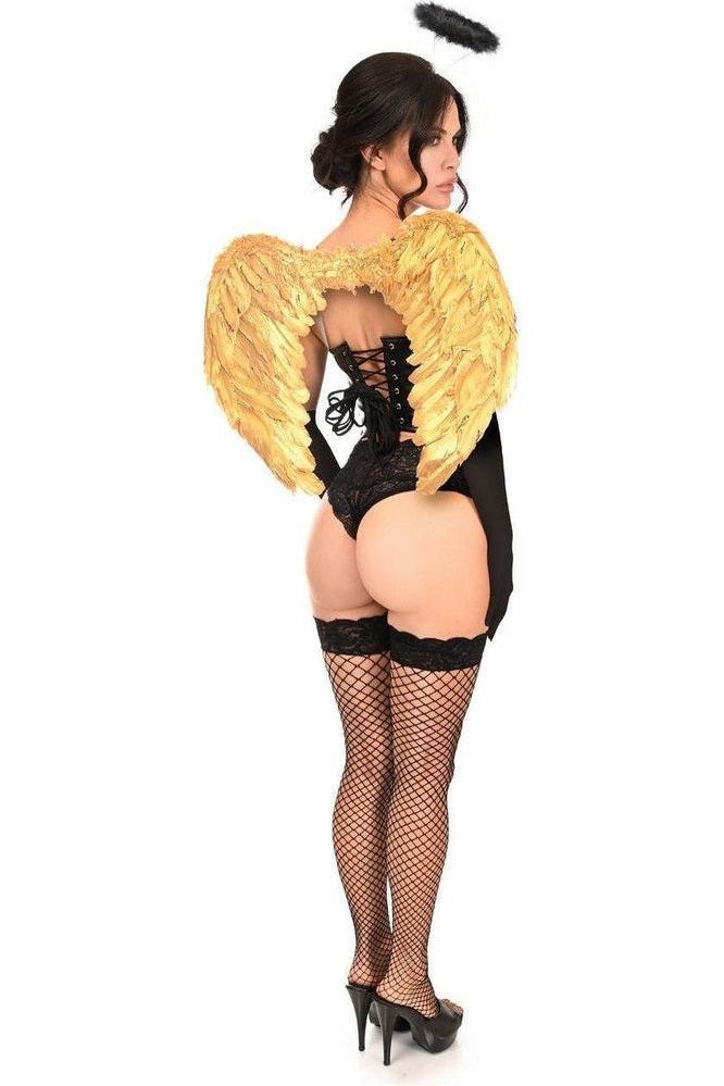 Lavish 4 PC Golden Angel Corset Costume - Daisy Corsets
