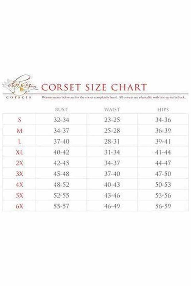Lavish 4 PC Patent French Maid Corset Dress Costume - Daisy Corsets