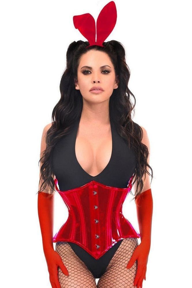 Lavish 4 PC Red Festival Bunny Corset Costume - Daisy Corsets