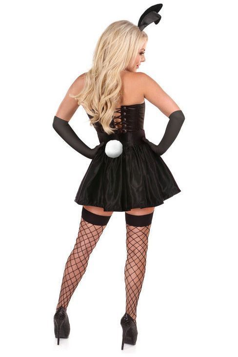 Lavish 5 PC Flirty Black Bunny Corset Costume - Daisy Corsets