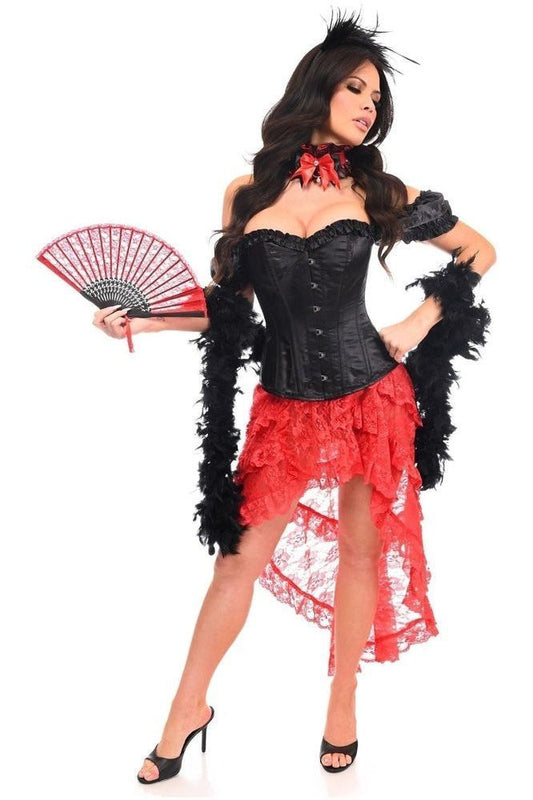 Lavish 6 PC Saloon Girl Corset Costume - Daisy Corsets