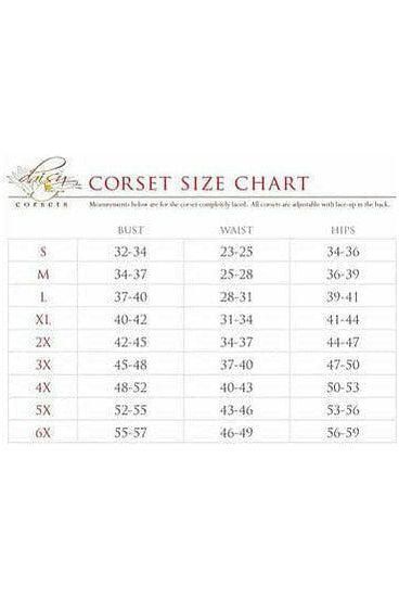 Lavish Black Fishnet & Faux Leather Lace - Up Short Bustier Top - Daisy Corsets