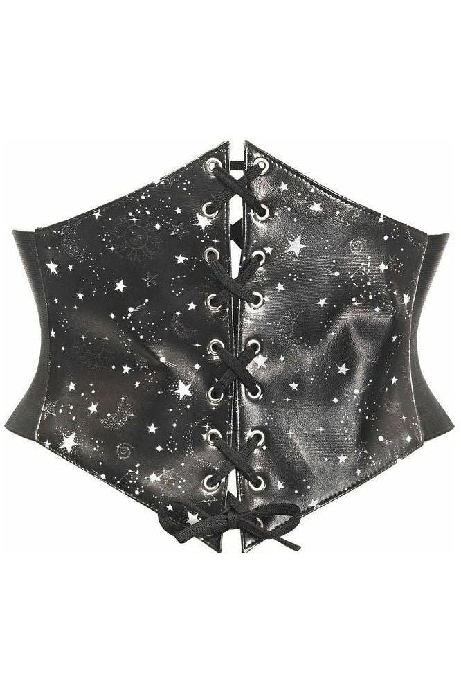 Lavish Celestial Lace - Up Corset Belt Cincher - Daisy Corsets