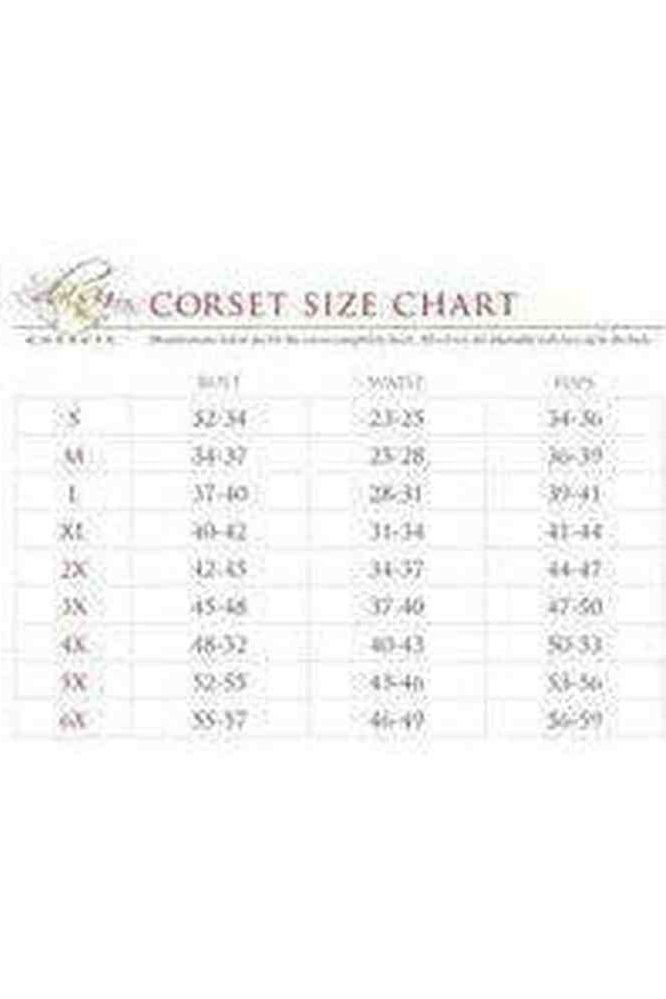 Lavish Celestial Satin Open Cup Waist Cincher - Daisy Corsets