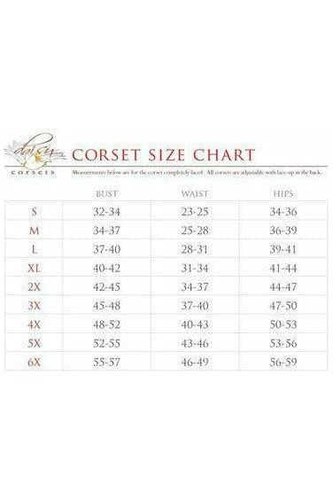 Lavish Green w/Black Lace Overlay Mini Cincher - Daisy Corsets