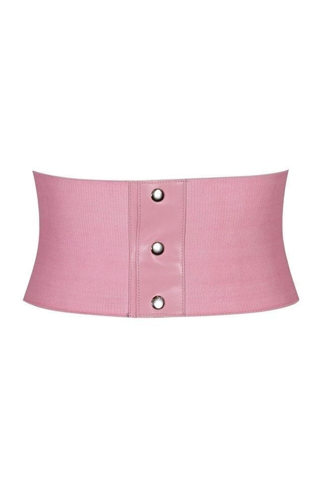 Lavish Lt Pink Brocade Corset Belt Cincher - Daisy Corsets