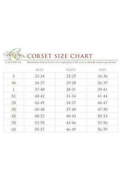 Lavish Lt Pink Mesh Open Cup Waist Cincher - Daisy Corsets