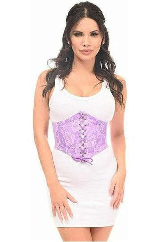 Lavish Lt Purple Lace Corset Belt Cincher - Daisy Corsets