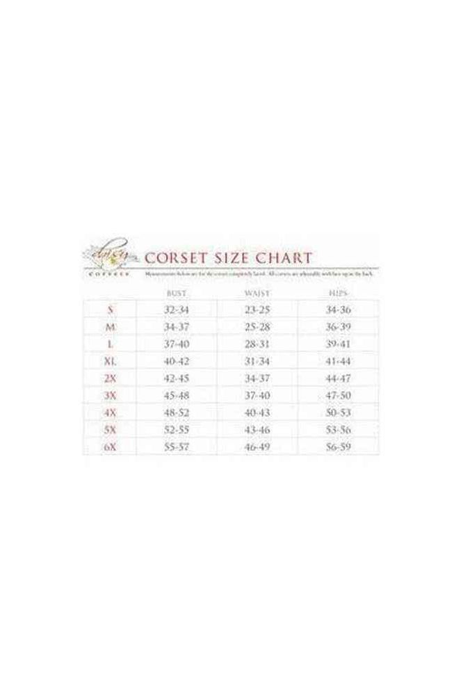 Lavish Pinstripe Corset Belt Cincher - Daisy Corsets