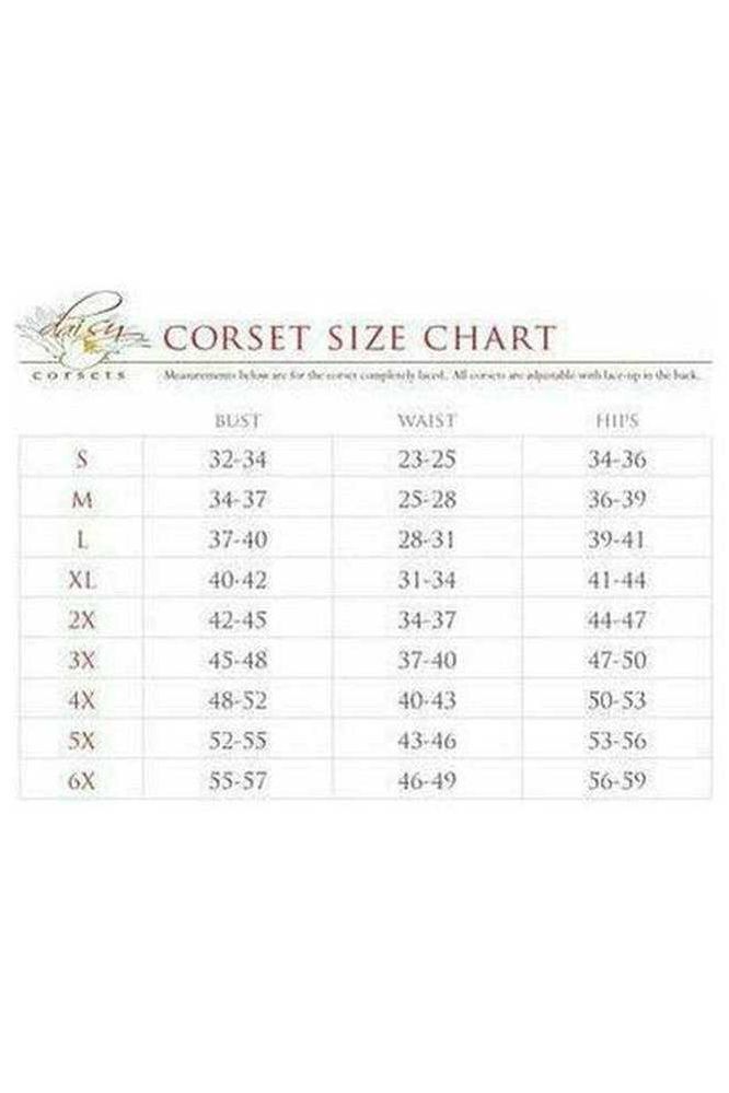 Lavish Red Mesh Open Cup Waist Cincher - Daisy Corsets