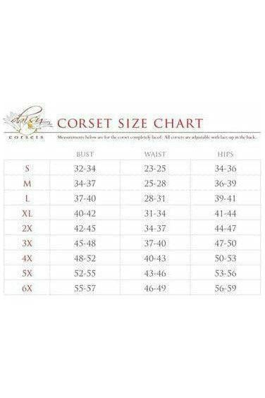 Lavish Tan w/Black Lace Overlay Mini Cincher - Daisy Corsets