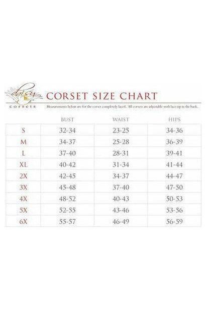 Mint Holo Lace - Up Skirt - Daisy Corsets