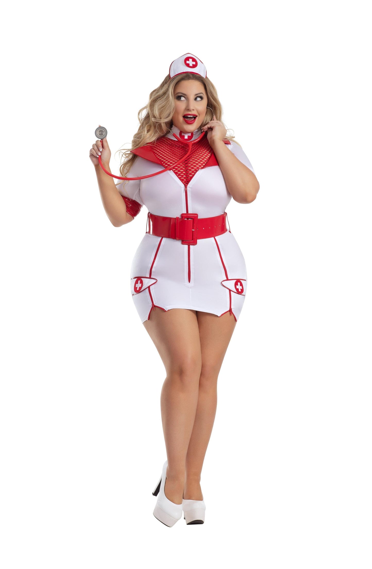Party King Plus Zip Up Nurse