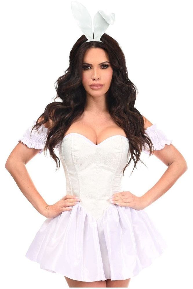 Top Drawer 3 PC Brocade Bunny Corset Dress Costume - Daisy Corsets